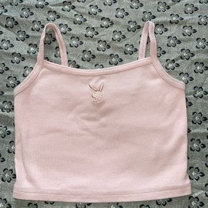 pink playboy tanktop